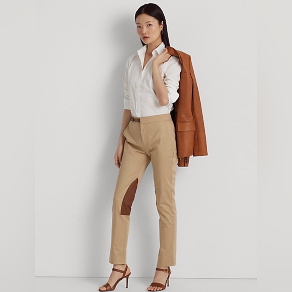 NWT! Ralph Lauren White Vintage Easy Care Stretch Cotton Shirt - Size XS - Picture 2 of 6